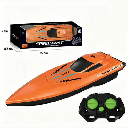 🥳2026 HOT SALE🥳💞50K+ SOLD!🌊⚡ ! Dual‐Motor RC Boat – Twin engines, 2.4GHz control, waterproof & impact‐resistant. Slice through waves at insane speed! 🌊🚤