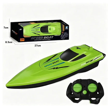 🥳2026 HOT SALE🥳💞50K+ SOLD!🌊⚡ ! Dual‐Motor RC Boat – Twin engines, 2.4GHz control, waterproof & impact‐resistant. Slice through waves at insane speed! 🌊🚤