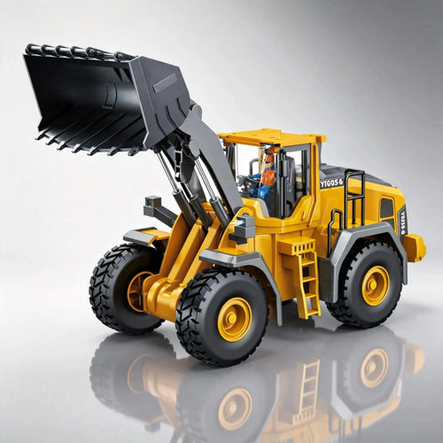 RC Loader 1/20 Scale - 9Ch Radio Controlled Skid Steer Loader
