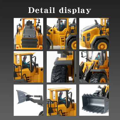 RC Loader 1/20 Scale - 9Ch Radio Controlled Skid Steer Loader