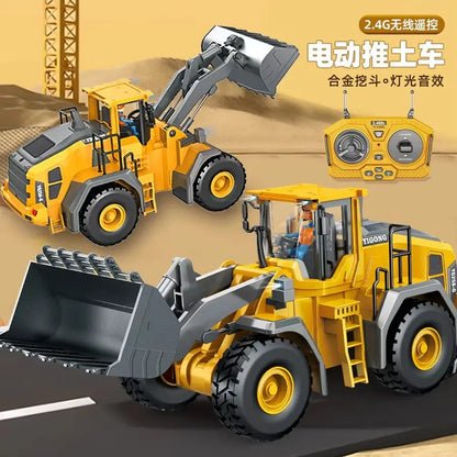 RC Loader 1/20 Scale - 9Ch Radio Controlled Skid Steer Loader