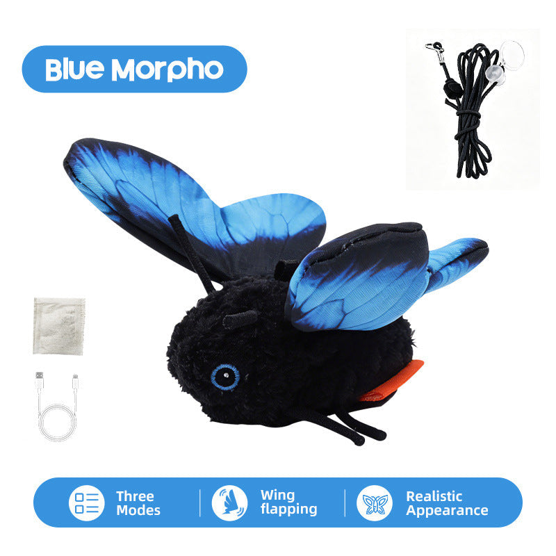 🎁2026 New Arrivals 49% OFF💥Smart Sensing Flapping Butterfly Toy for Cats – Auto-Motion Activation, Realistic Flutter & Endless Play 🦋✨